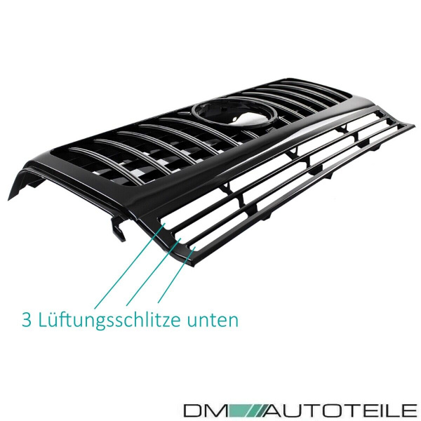 Kühlergrill chrom passt für Mercedes G-Klasse W463 Bj 1990-2018 auf Sport-Panamericana GT