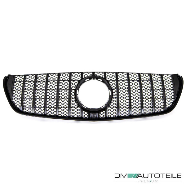 Kühlergrill Schwarz Glanz für Kamera passt für Mercedes V-Klasse W447 Bj ab 2014 auf Sport-Panamericana GT