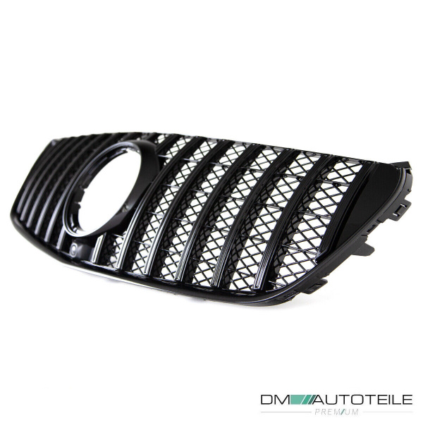 Kühlergrill Schwarz Glanz für Kamera passt für Mercedes V-Klasse W447 Bj ab 2014 auf Sport-Panamericana GT