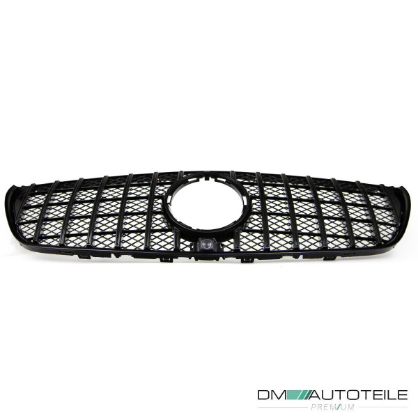 Kühlergrill Schwarz Glanz für Kamera passt für Mercedes V-Klasse W447 Bj ab 2014 auf Sport-Panamericana GT