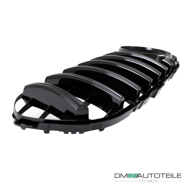 Kühlergrill schwarz glanz für Kamera passend für Mercedes GLC X253 Bj ab 2015