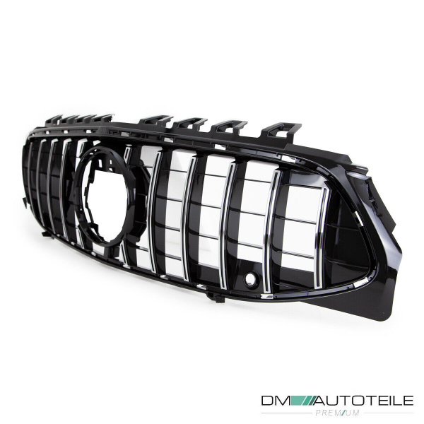 Kühlergrill Schwarz Chrom passt für Mercedes CLA W118 ab 2019 für PDC ohne Kamera