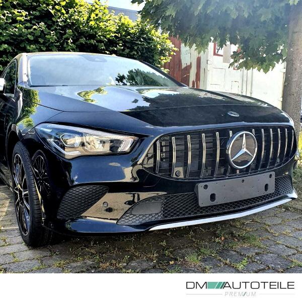 Kühlergrill Schwarz Chrom passt für Mercedes CLA W118 ab 2019 für PDC ohne Kamera