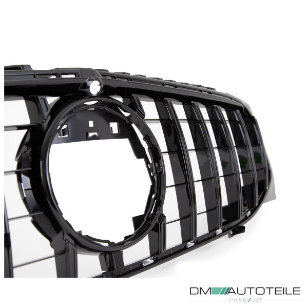 Kühlergrill Schwarz glanz passt für Mercedes CLA W118 ab 2019 für PDC & Kamera