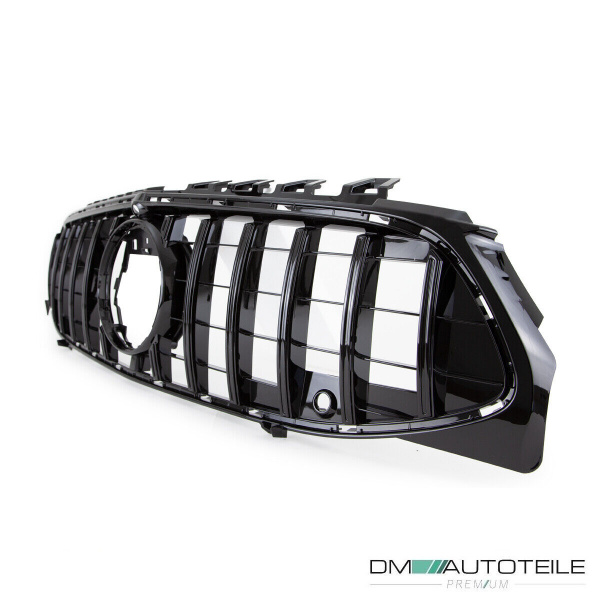 Kühlergrill Schwarz glanz passt für Mercedes CLA W118 ab 2019 für PDC & Kamera