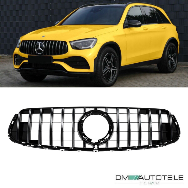 Kühlergrill Schwarz Chrom passt für Mercedes GLC X253 Facelift nur AMG Line Bj ab 2019