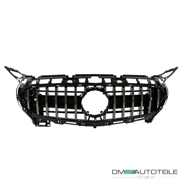 Kühlergrill Frontgrill Schwarz Chrom passt für Mercedes Benz AMG GT C190 R190 Bj 14-17 zweitürig