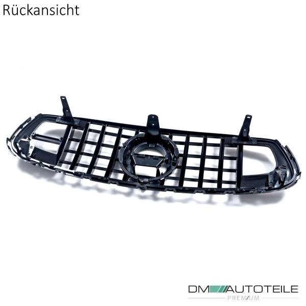 Kühlergrill Schwarz Rot + Carbon passt für Mercedes GLC X253 ab 2019