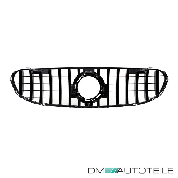 Kühlergrill Schwarz Chrom passt für Mercedes GLC X253 Facelift ohne AMG Line Bj ab 2019 aus ABS