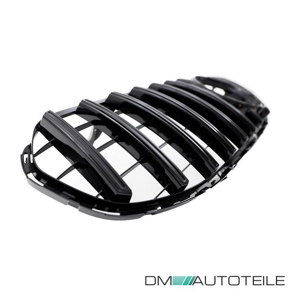 Kühlergrill Schwarz komplett passt für Mercedes GLC X253 Facelift ohne AMG Line Bj ab 2019 aus ABS