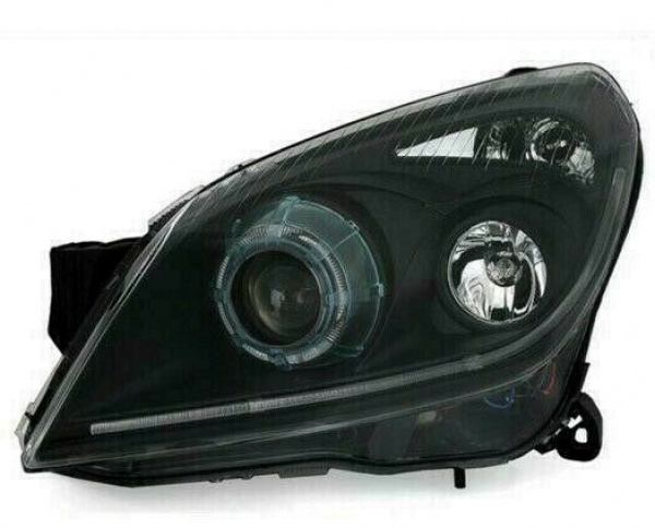 CCFL Angel Eyes Scheinwerfer für Opel Astra H 04-09 schwarz