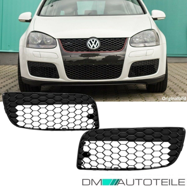 Stoßstangengitter Gitter SET Wabengrill Clean Waben GESCHLOSSEN für Golf 5 GTI