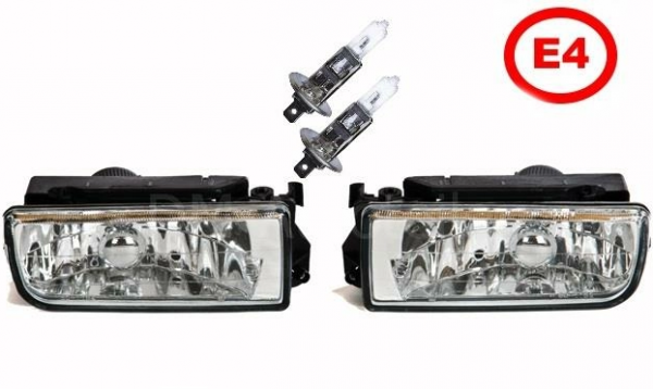 Upgrade Nebelscheinwerfer für BMW 3er E36 Coupe/Cabrio/Limo/Compact 91-98 chrom/klar Echtglas H1