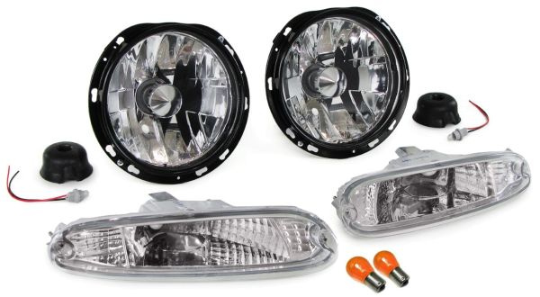 Upgrade Design Scheinwerfer mit Blinker für Mazda MX5 NA 90-98 chrom