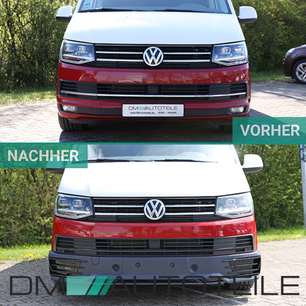 Front Spoiler Lippe Stoßstange Sportline für VW T6 Multivan Transporter ab 2015