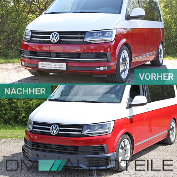 Front Spoiler Lippe Stoßstange Sportline für VW T6 Multivan Transporter ab 2015