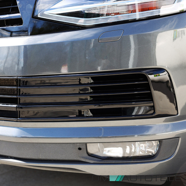 Set Kühlergrill clean+ Gitter Stoßstange unten Hochglanz Schwarz passt für VW T6 alle Modelle 2015-2019 auch SportlineSet Kühlergrill clean+ Gitter Stoßstange unten Hochglanz Schwarz passt für VW T6 alle Modelle 2015-2019 auch Sportline