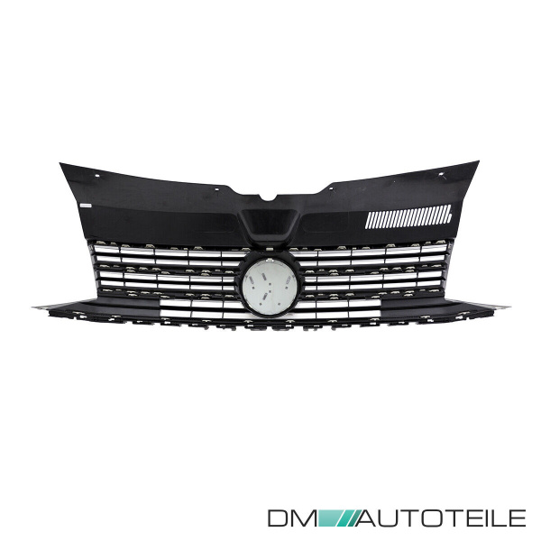 Set Kühlergrill für Emblem+ Gitter Stoßstange unten Hochglanz Schwarz passt für VW T6 alle Modelle 2015-2019 auch Sportline