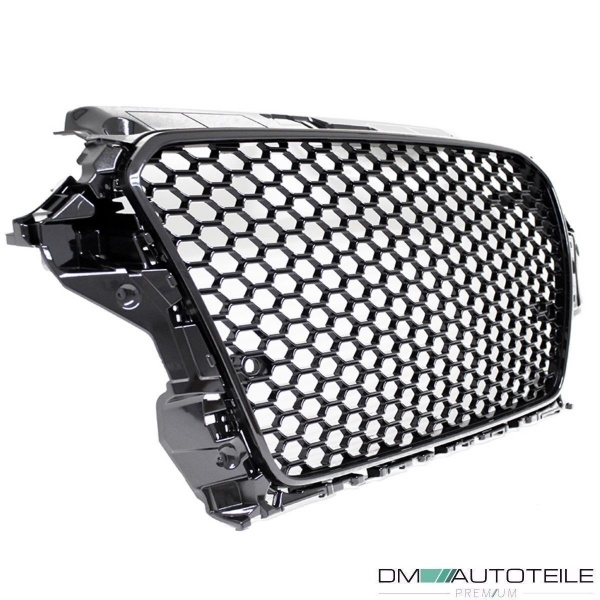 Wabendesign Kühlergrill Wabengrill Glanz passend für Audi A3 8V 12-16 auch RS3
