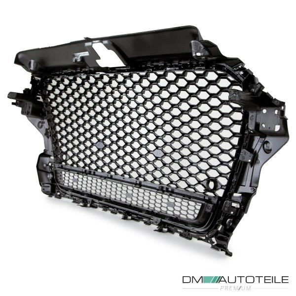 Sport Kühlergrill Wabengrill Schwarz Glanz passt für Audi A3 8V 12-16 nicht RS3 QuattroSport Kühlergrill Wabengrill Schwarz Glanz passt für Audi A3 8V 12-16 nicht RS3 Quattro