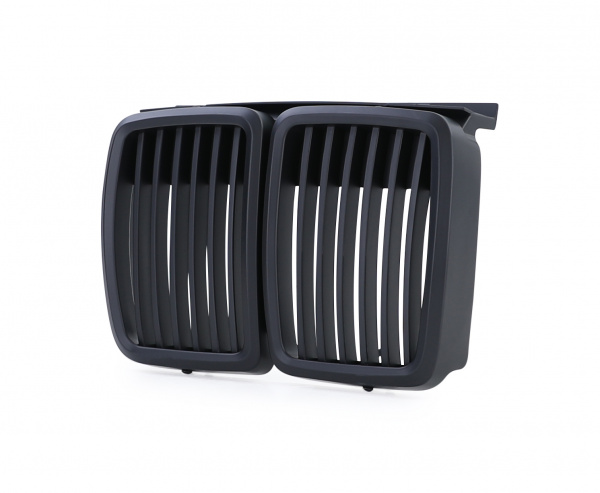 Upgrade Design Sport Kühlergrill / Nieren für BMW 3er E30 87-94 schwarz matt