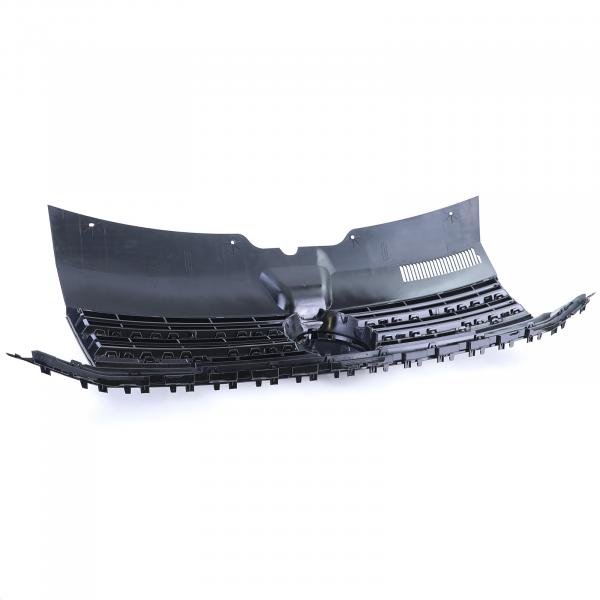 Upgrade Design Sportgrill / Kühlergrill für Volkswagen T6 Transporter 15-19 Hochglanz-schwarz mit Emblemhalter