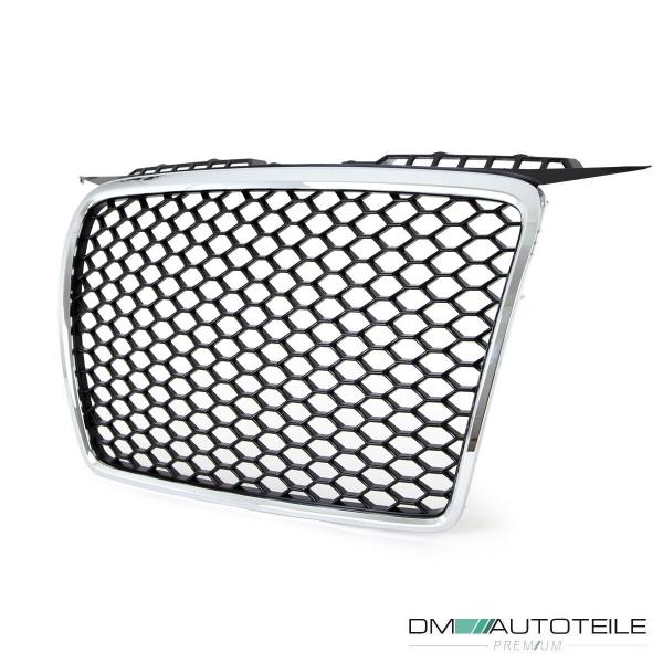 Wabengrill Schwarz Chrom Kühlergrill passt für Audi A3 8P ab 03-08 nicht RS3