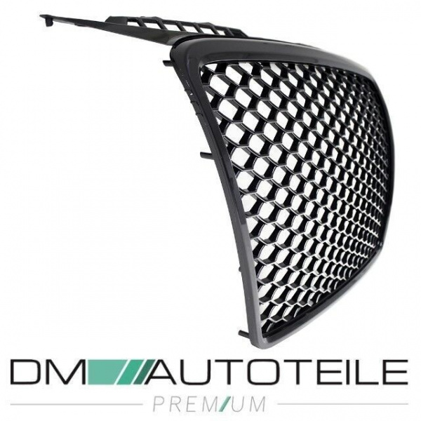 Kühlergrill Waben Grill Schwarz hochglanz passt für Audi A3 8P 03-08 auch RS3