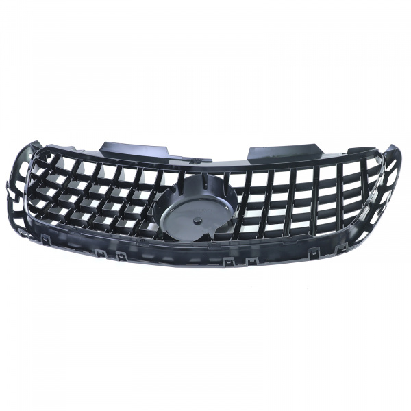 Upgrade Sportgrill / Kühlergrill für Mercedes Benz Sprinter W907/910 18+ Hochglanz schwarz / Chrom