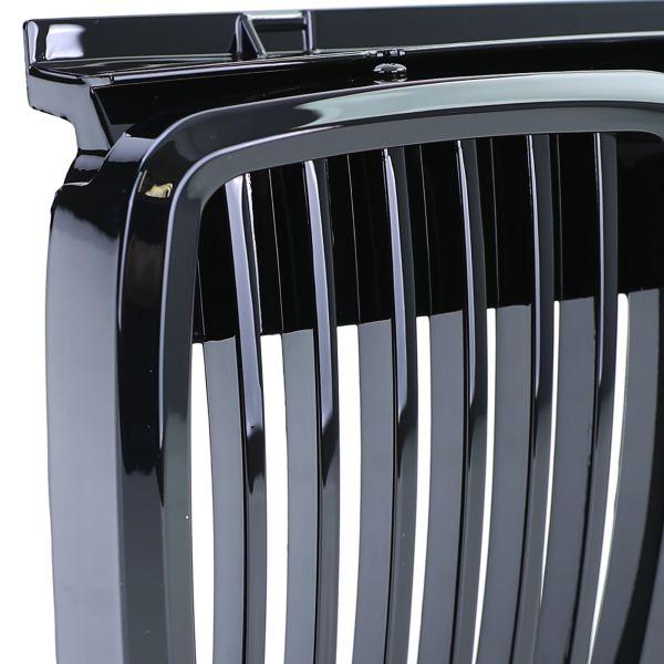 Upgrade Design Sport Kühlergrill / Nieren für BMW 3er E30 87-94 schwarz hochglanz
