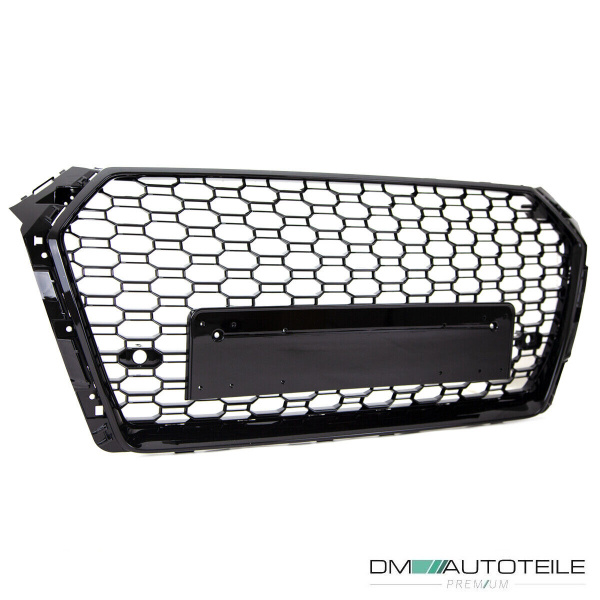 Kühlergrill Wabengrill Schwarz Hochglanz passt für Audi A4 B9 ab 2015-2019 kein RS4