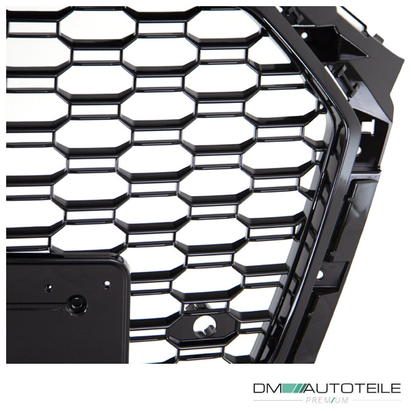 Kühlergrill Wabengrill Schwarz Hochglanz passt für Audi A4 B9 ab 2015-2019 kein RS4