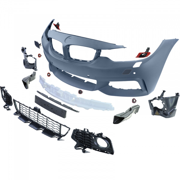 Upgrade Design Frontstoßstange für BMW 4er F32/F33/F36 10.13 - 06.21 PDC mit ABE