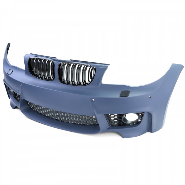 Upgrade Design Frontstoßstange für BMW 1er E81/E82/E87/E88 04-14 Sport Design Komplettset mit ABE