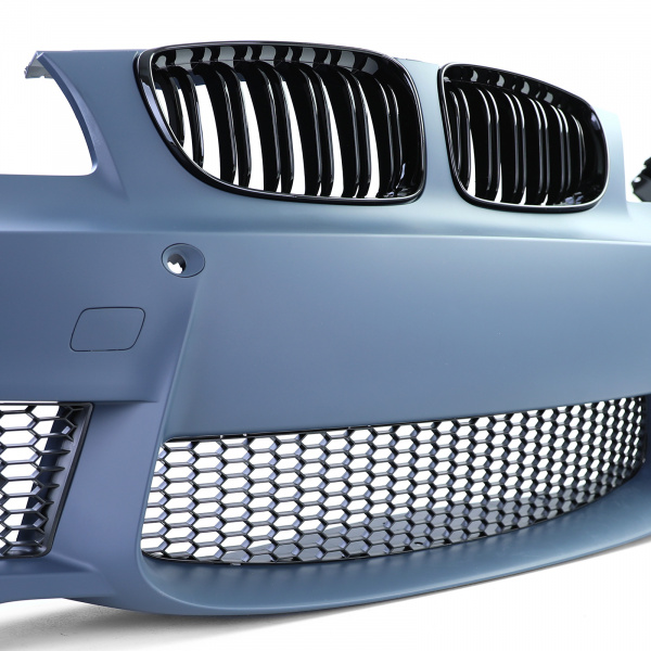 Upgrade Design Frontstoßstange für BMW 1er E81/E82/E87/E88 04-14 Sport Design Komplettset mit ABE
