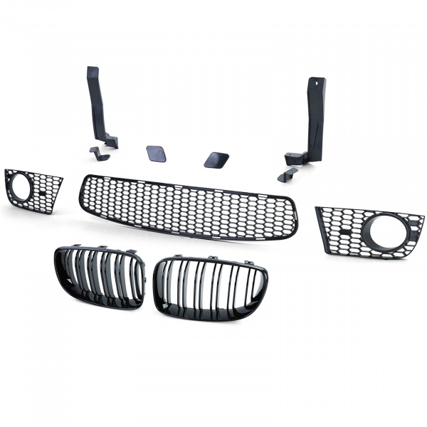 Upgrade Design Frontstoßstange für BMW 1er E81/E82/E87/E88 04-14 Sport Design Komplettset mit ABE