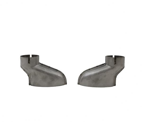 Upgrade Design Heckdiffusor mit Auspuffblenden für Audi A6 4F Limo 04-08 Hochglanz schwarz