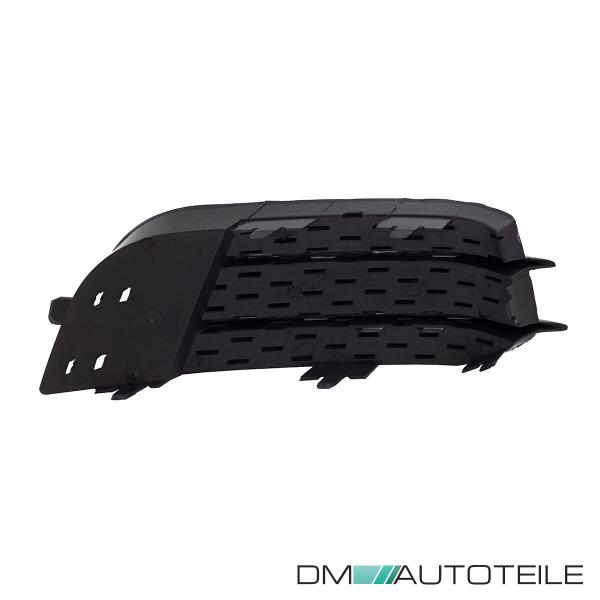 Set Waben Gitter Nebelscheinwerfer Clean Silber Schwarz hochglanz für Audi A1 8X 2010-2015 mit S-Line