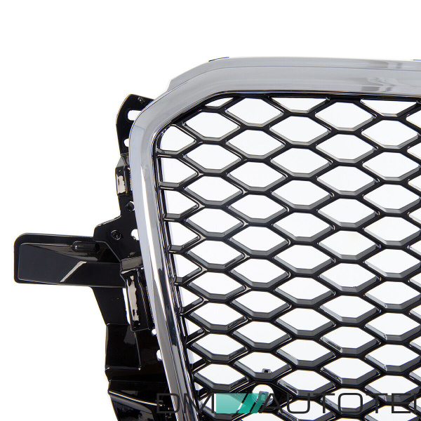 Kühlergrill Wabengrill Sport Chrom Schwarz passt für Audi Q5 8R ab 2012-2017