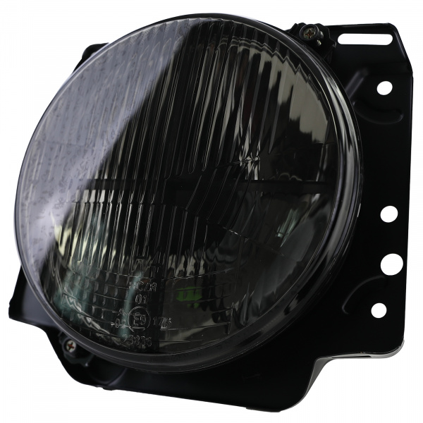 Upgrade Design geriffelte Scheinwerfer für VW Golf 2 83-91 schwarz mit Fadenkreuz