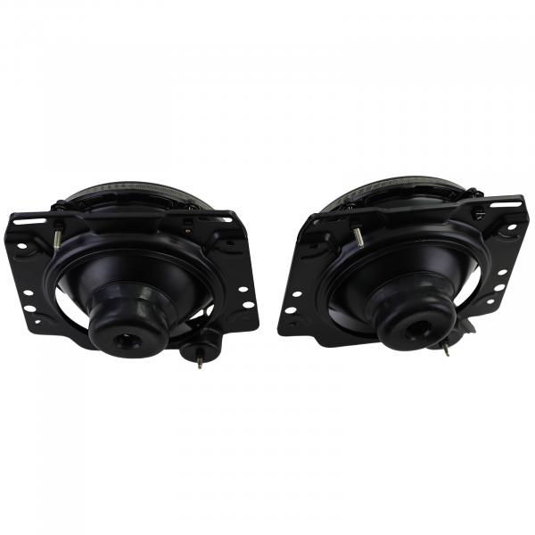 Upgrade Design geriffelte Scheinwerfer für VW Golf 2 83-91 schwarz mit Fadenkreuz