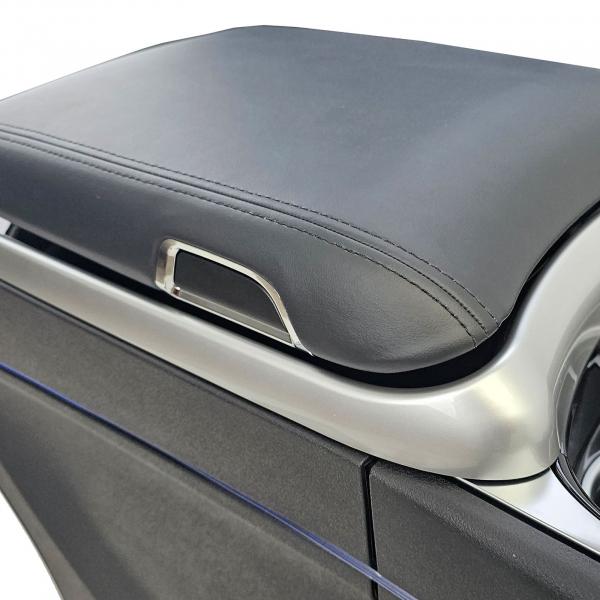 Upgrade Luxury Line Staufach Mittelkonsole Ablage für Mercedes Benz V-Klasse Vito Viano W447 14-23 mit LED Beleuchtung, USB, Kühlfunktion