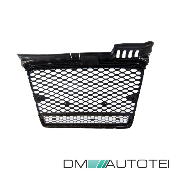 Kühlergrill Wabengrill schwarz glanz passt für Audi A4 B7 04-08 Waben Grill nicht RS4 Quattro