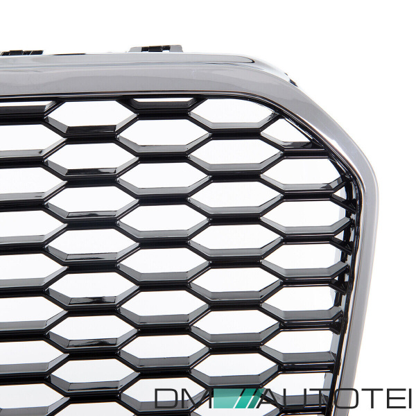 Sport Wabengrill Kühlergrill Chrom Schwarz Silber passt für Audi A6 C7 ab 11-14