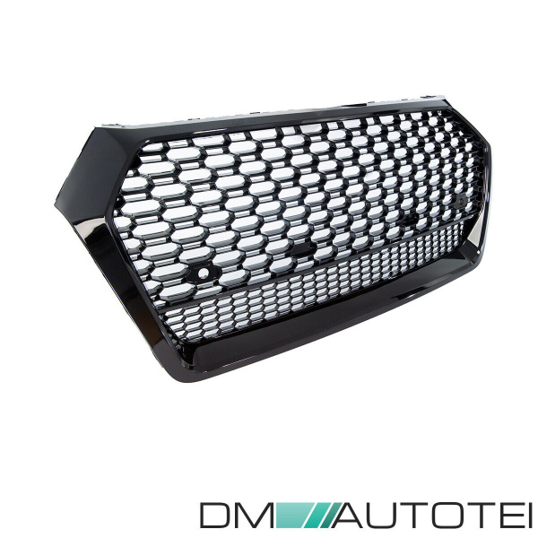 Kühlergrill Waben Grill Sport Schwarz hochglanz passt für Audi Q5 FY 2017-2020 auch SQ5