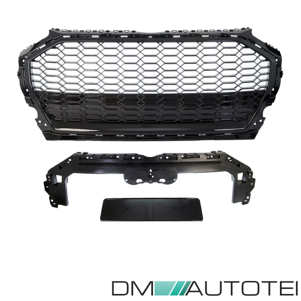 Kühlergrill Waben Grill Sport Schwarz hochglanz passt für Audi Q5 FY ab Facelift 2020 auch SQ5