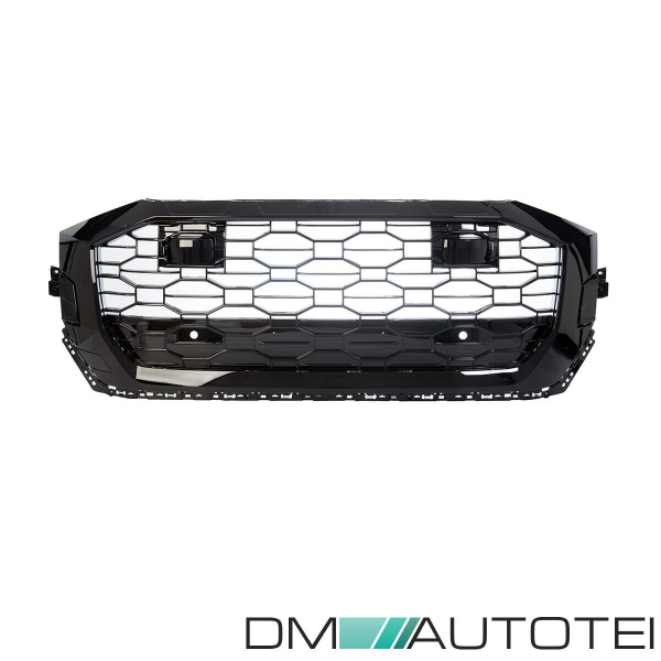 Kühlergrill Waben Grill Sport Schwarz Glanz passt für Audi Q8 4M alle Modelle außer RSQ8