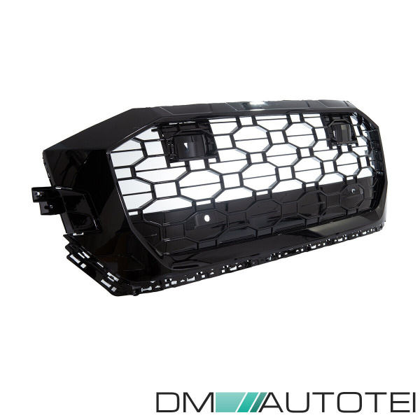 Kühlergrill Waben Grill Sport Schwarz Glanz passt für Audi Q8 4M alle Modelle außer RSQ8
