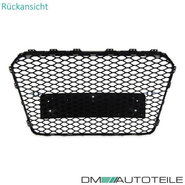 Kühlergrill Wabendesign PDC Schwarz glanz passt für Audi A5 8T Facelift ab 11-17
