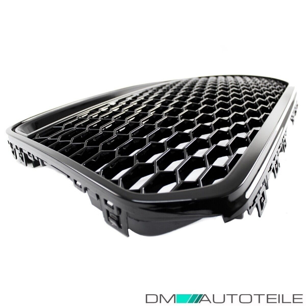 Sport Wabendesign Kühlergrill Hochglanz Schwarz passt für Audi A6 4G C7 bj 10-14 außer RS6 S6